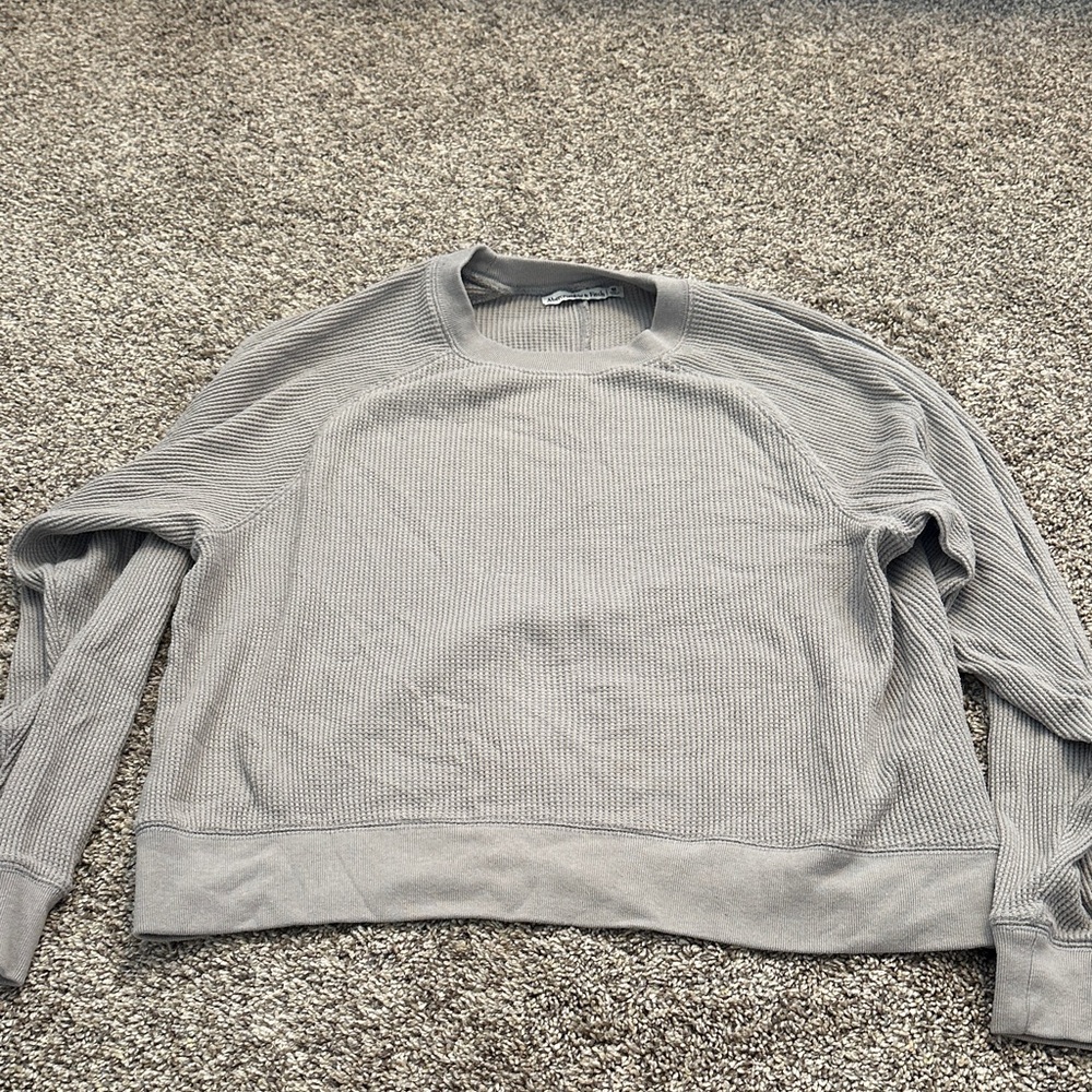Abercrombie & Fitch Gray Women's Crewneck Sweater